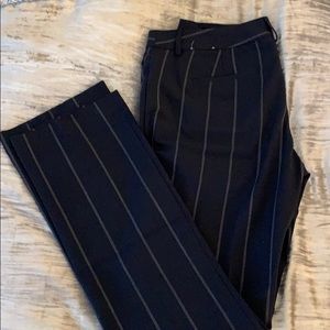 Express pinstriped Columnist pants